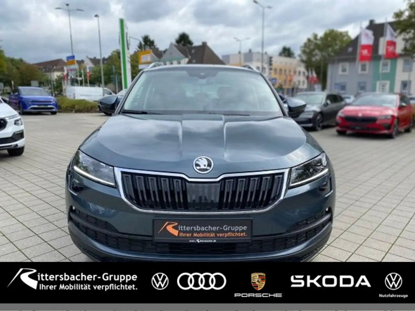 Skoda Karoq 1.0 TSI Style ACC AHK Rückfahrk. Sitzhzg v Grijs - 1