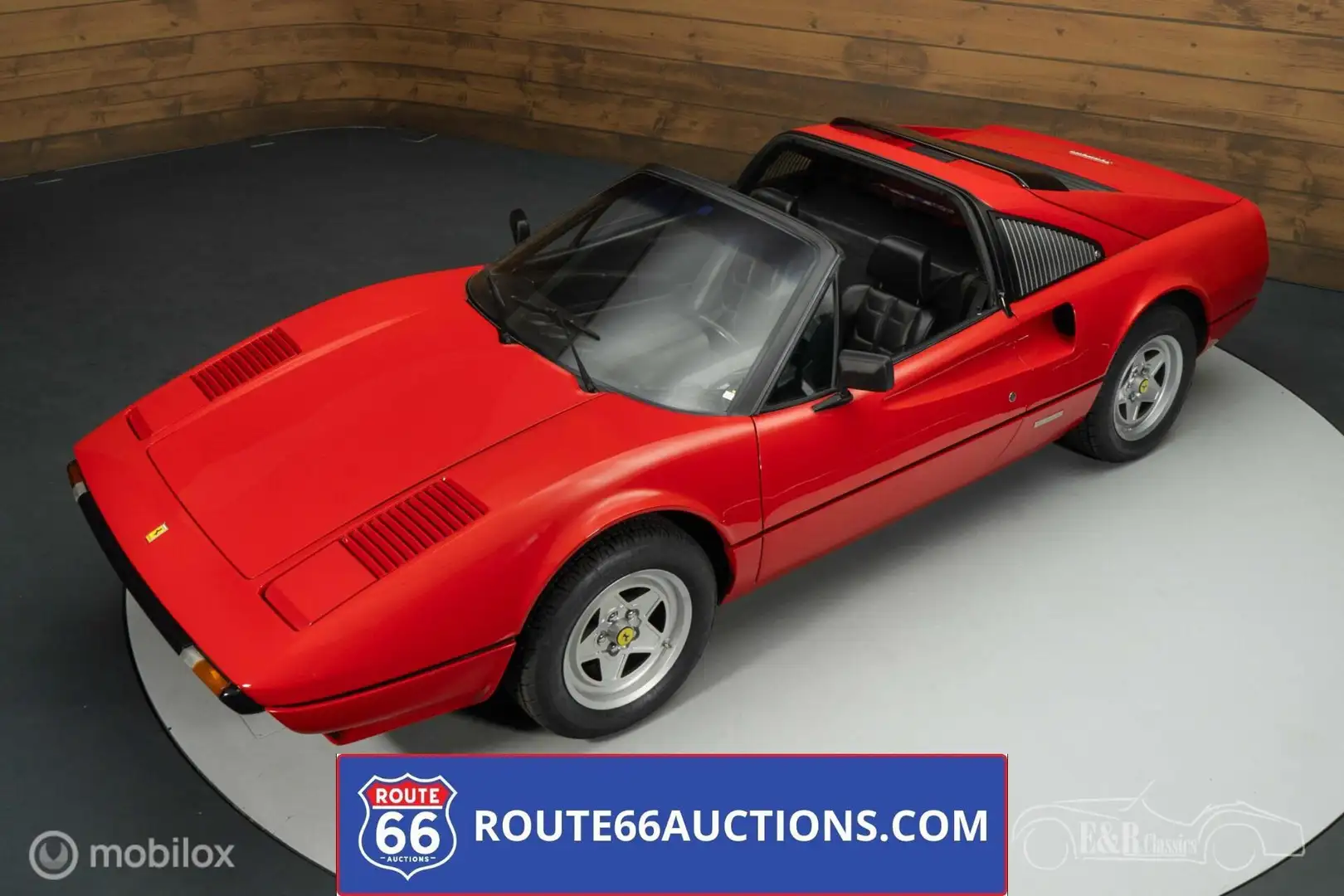 Ferrari 308 GTSi | 1982 | Route 66 Auctions Zwart - 1