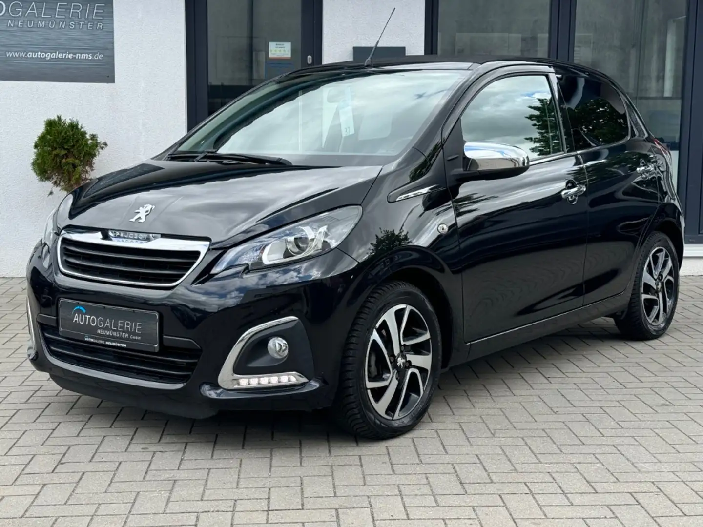 Peugeot 108 TOP°Tempo°Klima°Kamera°Schiebedach°SHZ°S-H Schwarz - 1