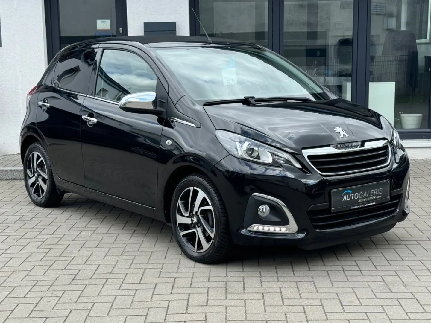 Peugeot 108 TOP°Tempo°Klima°Kamera°Schiebedach°SHZ°S-H Schwarz - 2