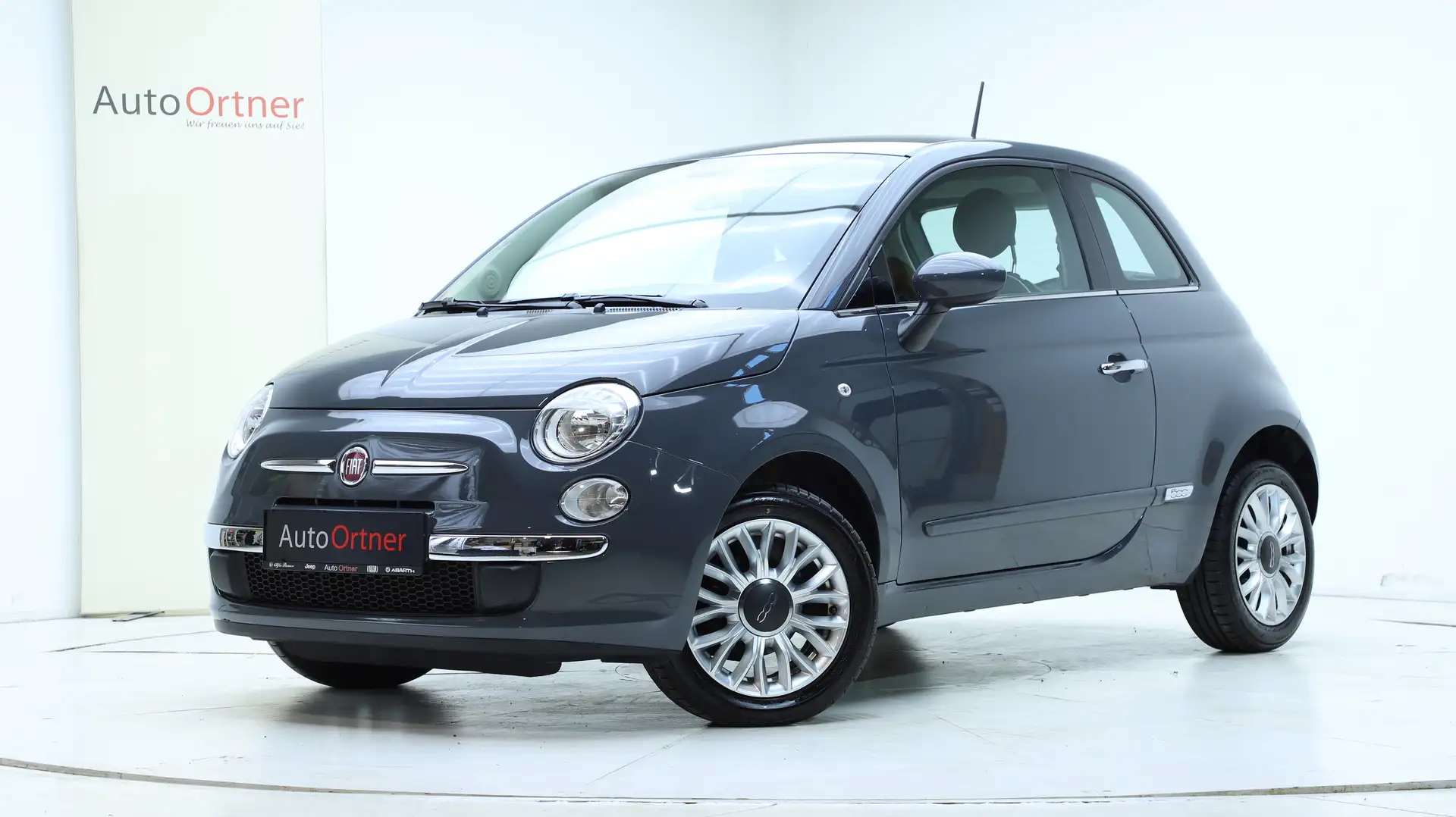 Fiat 500 Lounge Klimaautomatik Grau - 1