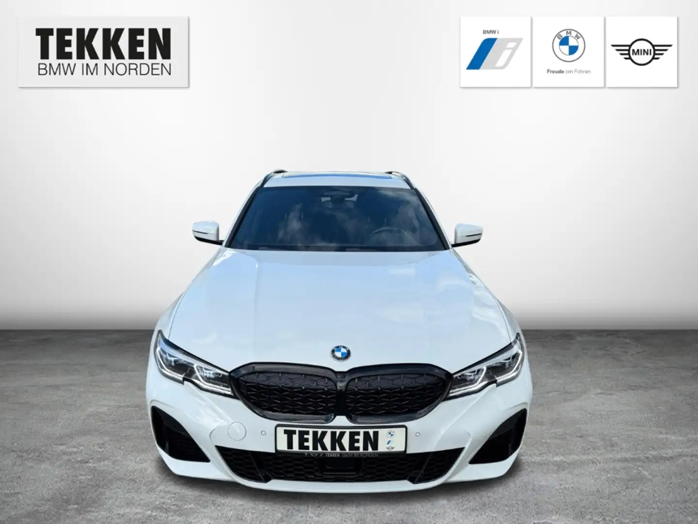 BMW 340 xDrive Touring Mild-Hybrid EU6d A Park-Assistent Blanco - 2
