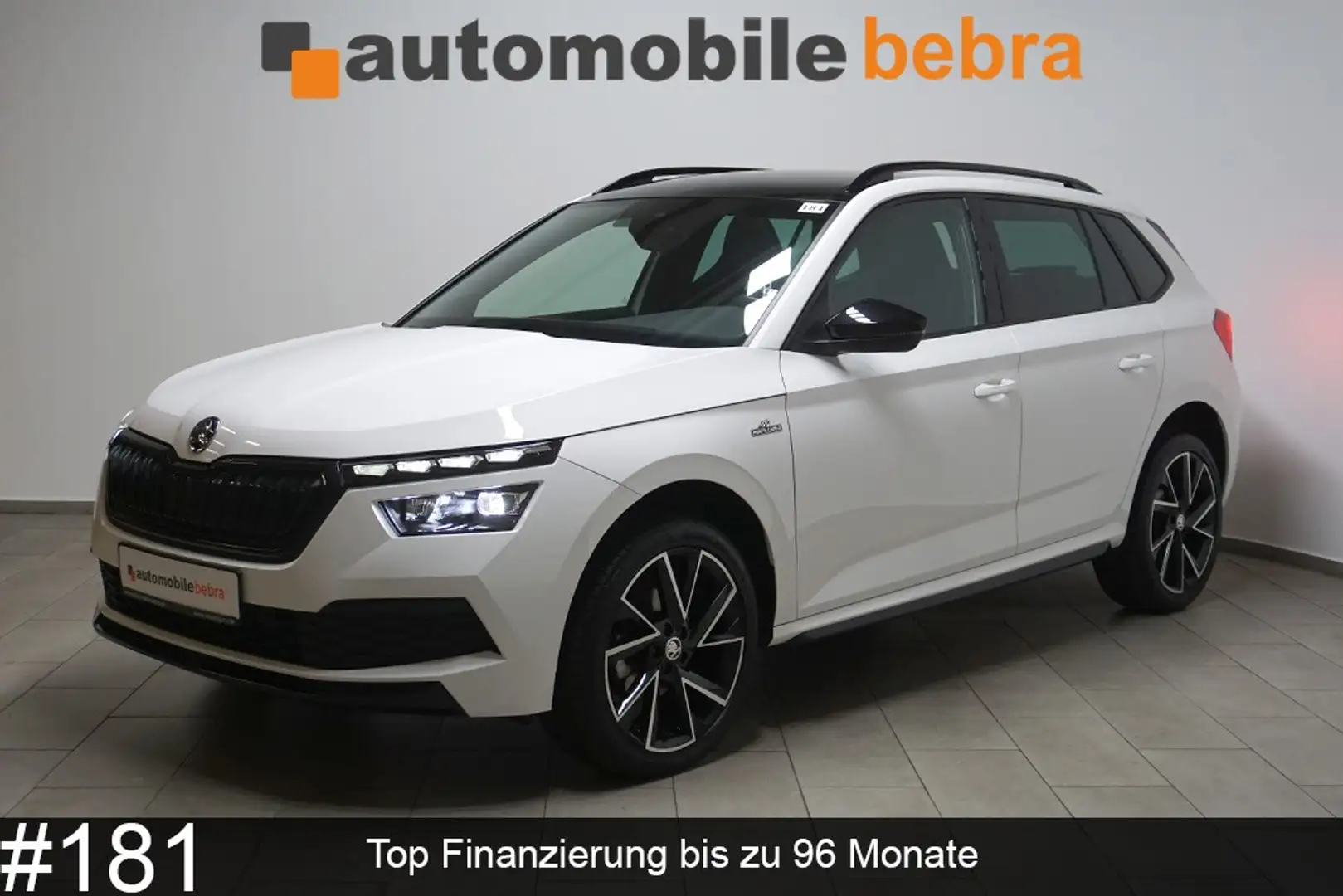 Skoda Kamiq 1.5TSI DSG Monte Carlo LED SHZ Pano Weiß - 1