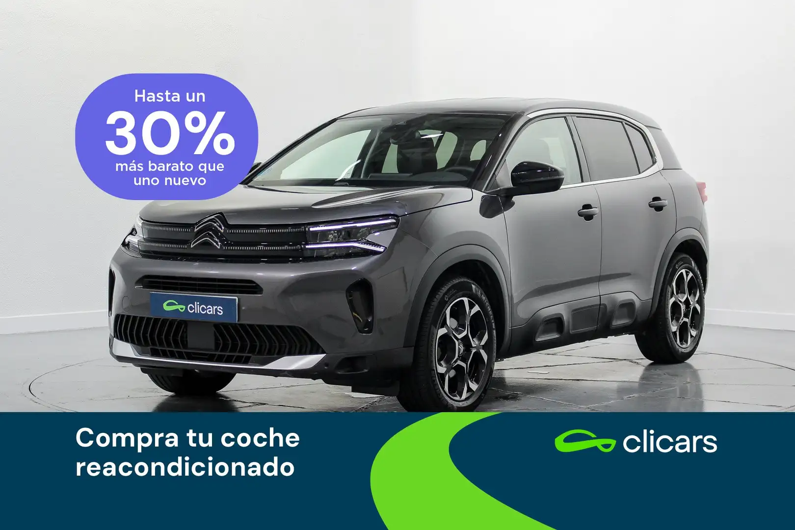 Citroen C5 Aircross Hybrid Plus e-DCS6 136 Gris - 1