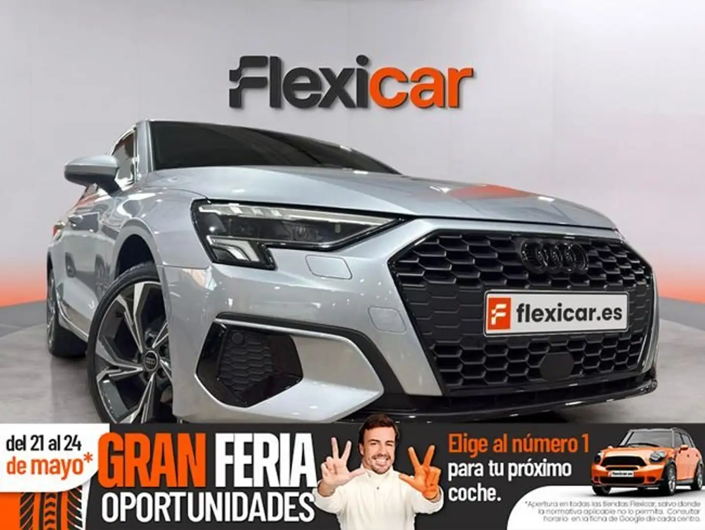 Audi A3 Sportback Black line 30 TFSI 81kW S tron Gris - 1