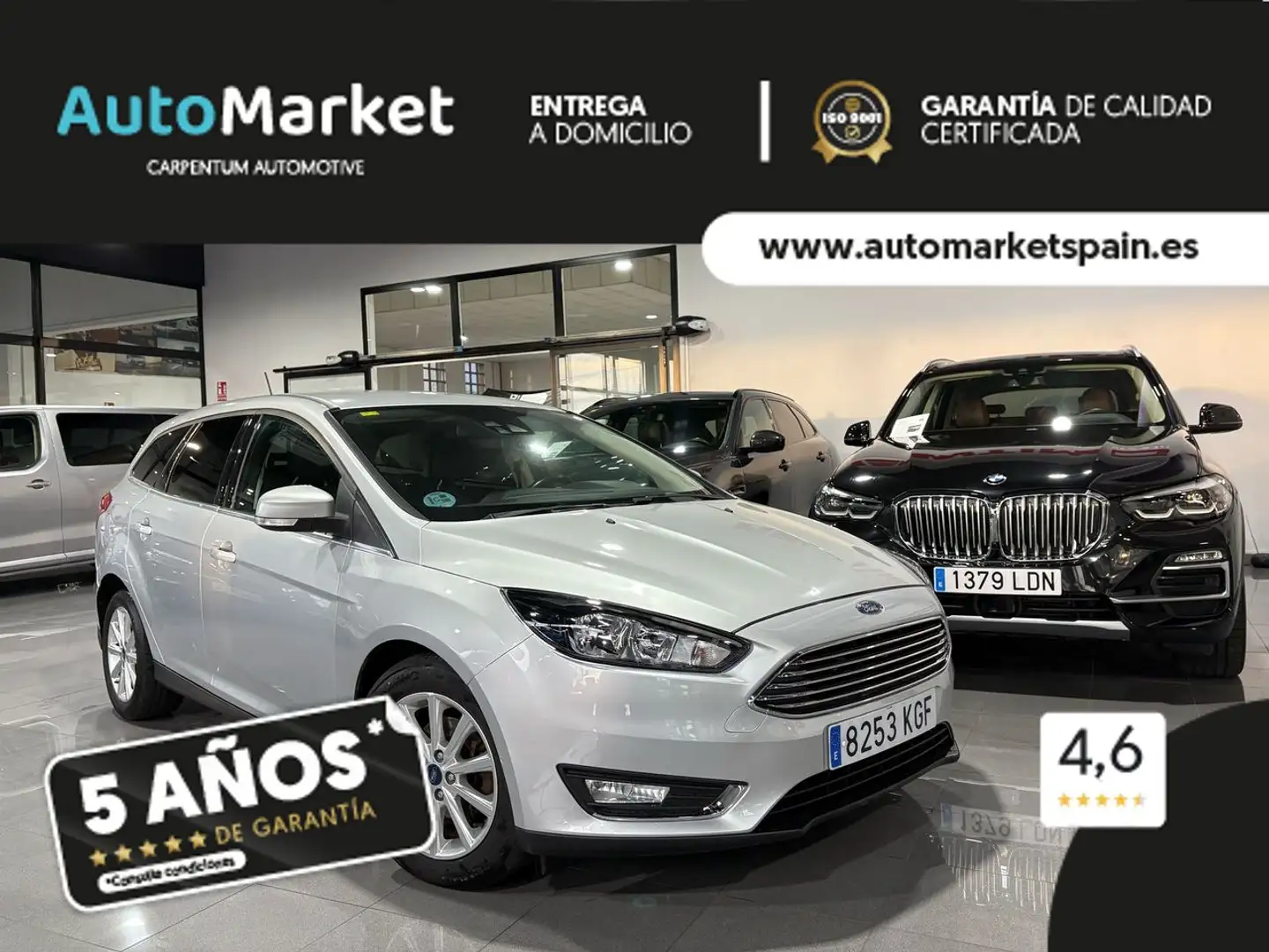 Ford Focus SW Plateado - 1