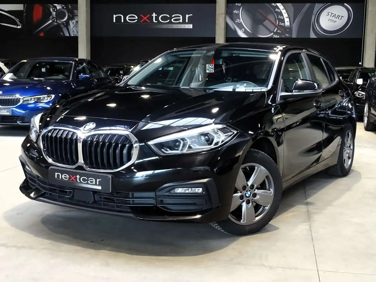 BMW 116 dA Hatch New *LED-NAVI PRO-CRUISE-PARKING-EURO6d* Noir - 1