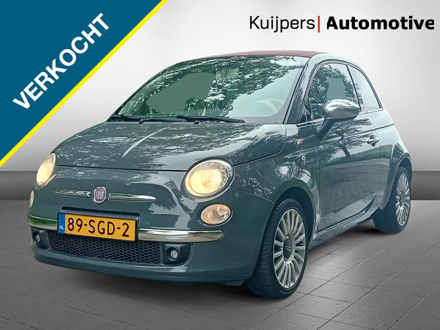 Fiat 500C 0.9 TwinAir Lounge | 12mnd Garantie | Incl. Beurt Gris - 1