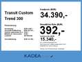 Ford Transit Custom Trend 300 L1 DAB*BLUETOOTH*CAM* Blanc - thumbnail 4