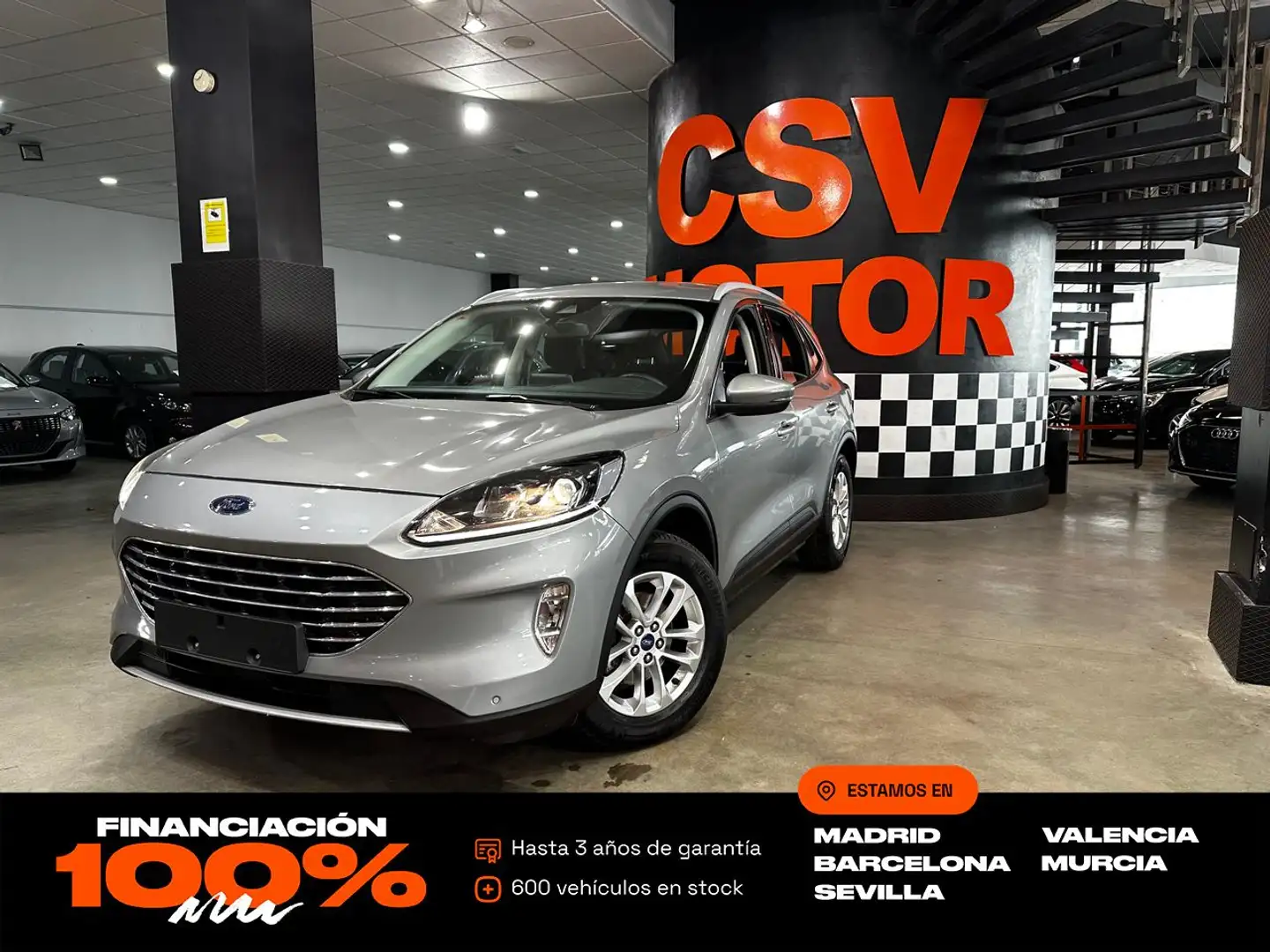 Ford Kuga Titanium 2.5 Duratec FHEV 140kW Auto Plateado - 1