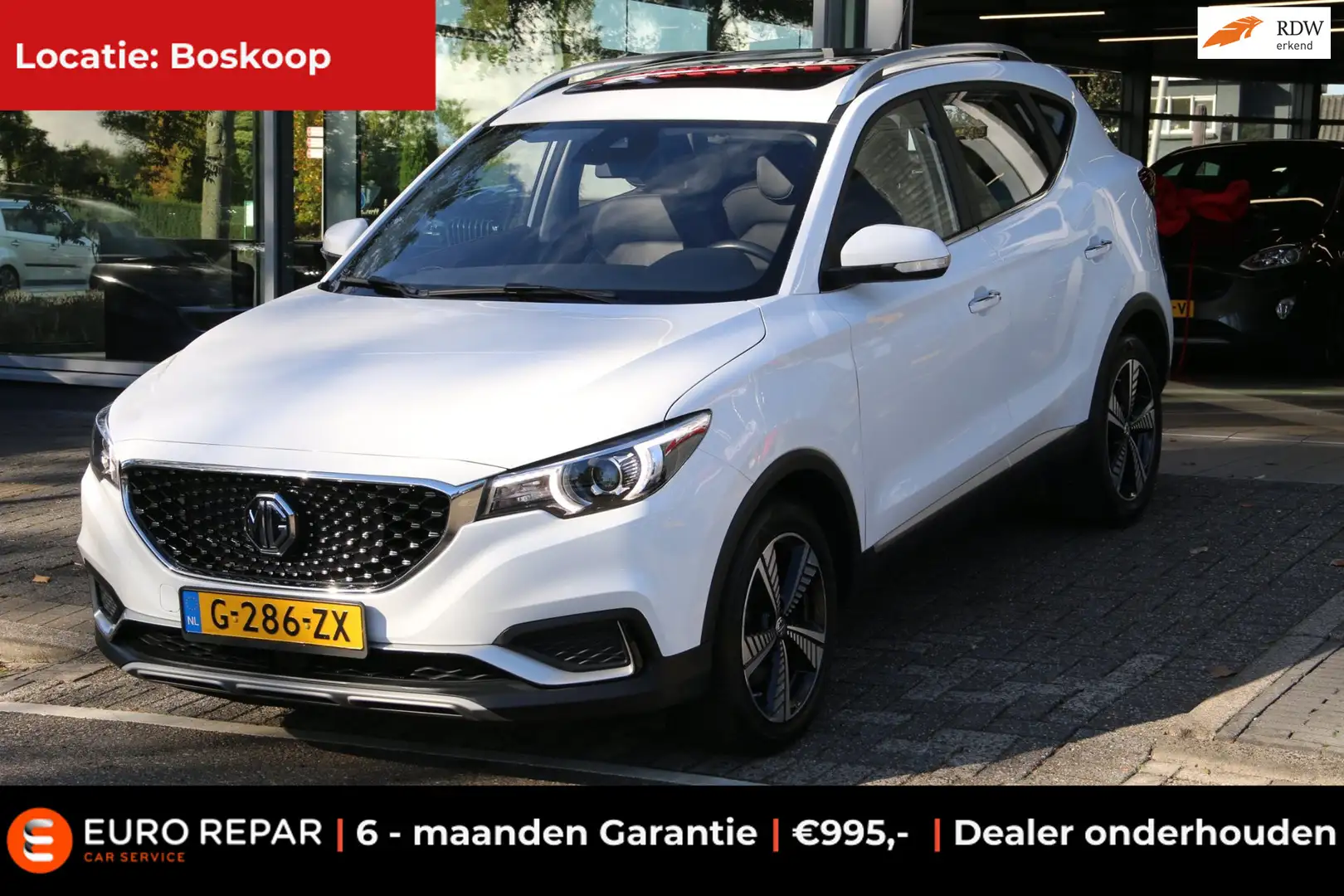 MG ZS MG EV Luxury 45 kWh PANO-DAK Blanco - 1