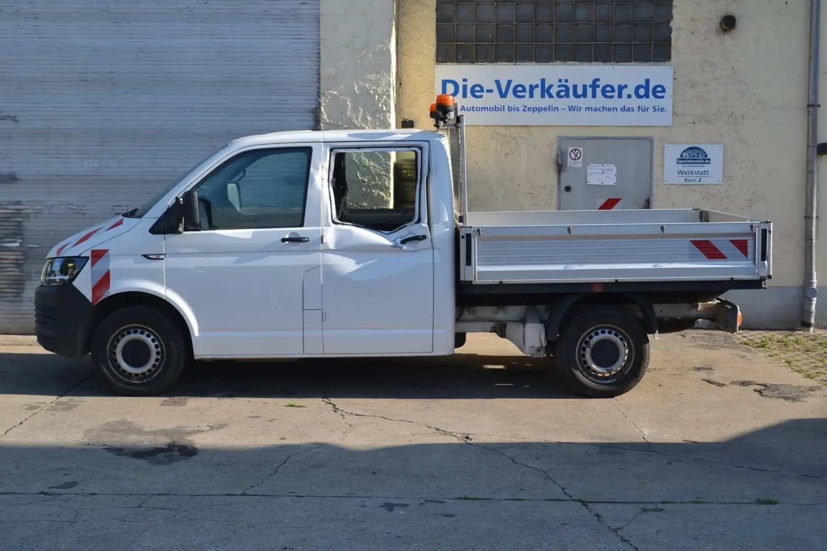 Volkswagen T6 Transporter Pritsche Pritsche Doppelkabine la Bianco - 2