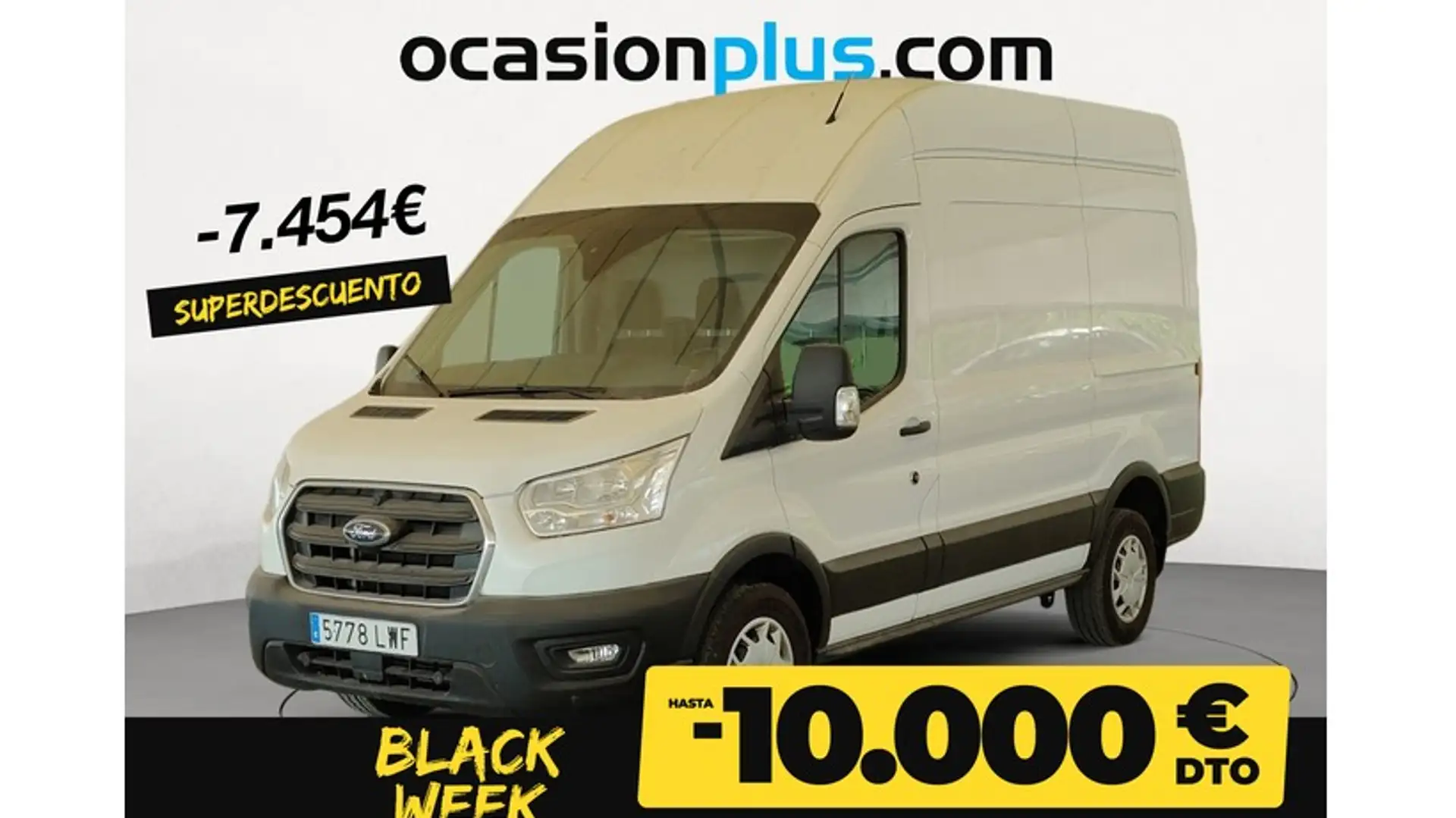 Ford Transit Custom FT 340 L2 Van Trend EcoBlue Hybrid Blanc - 1