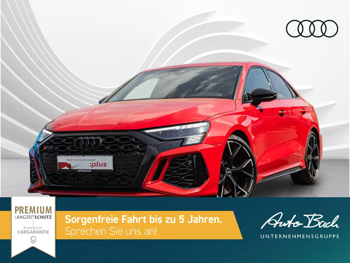Audi RS3 RS3 Limousine 2.5TFSI qu Stronic Navi LED B&O vi Červená - 2