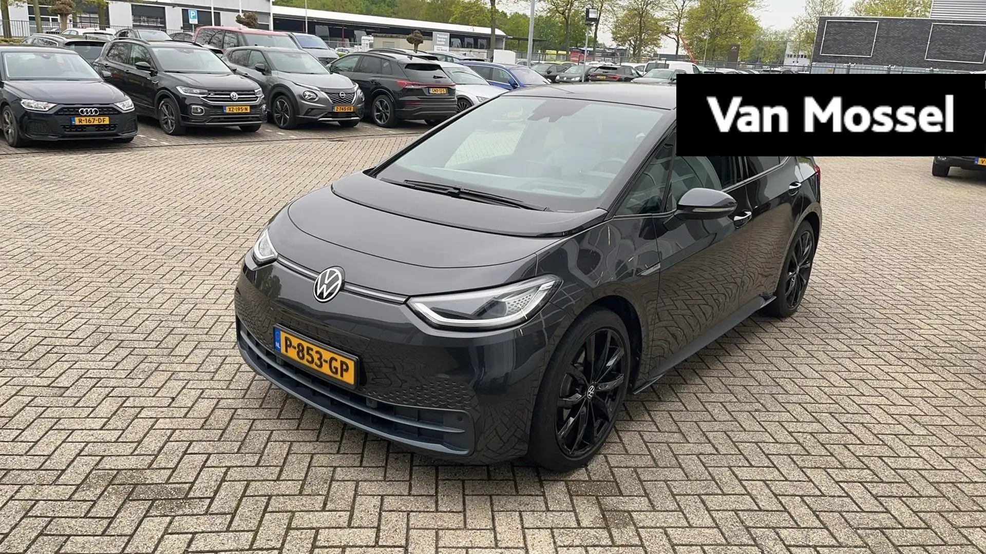 Volkswagen ID.3 Tech 58 kWh | Glazen dak | Steun haak | Head-up di Grijs - 1