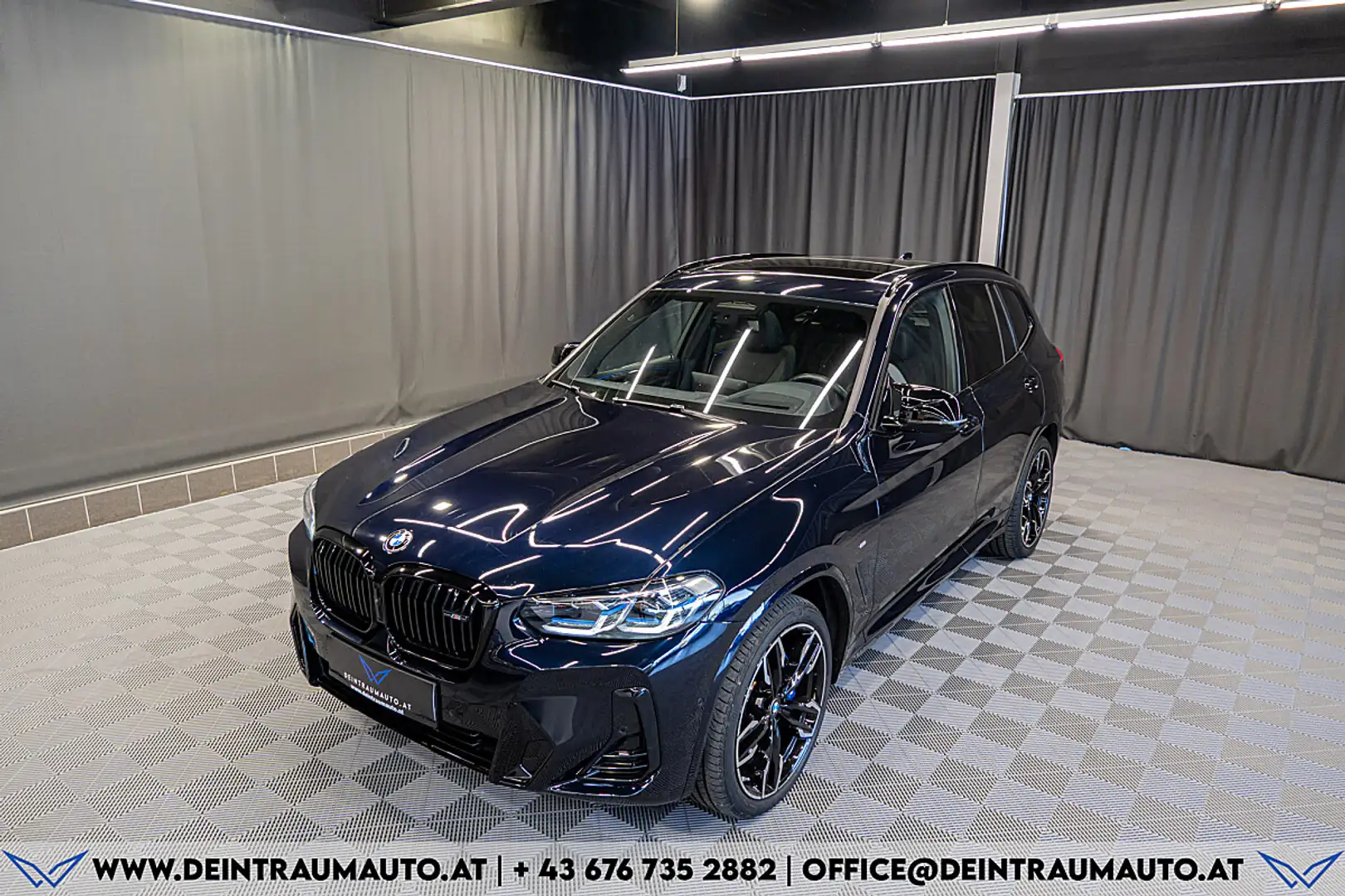 BMW X3 M 40d 48V*360°*AHK*M-SPORT*1-BESITZ* Schwarz - 2