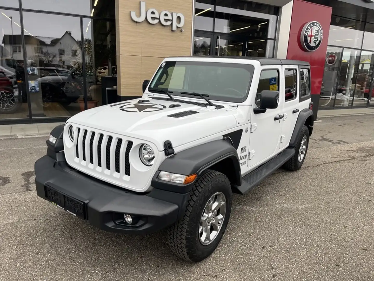 Jeep Wrangler unlimited Sport Weiß - 1