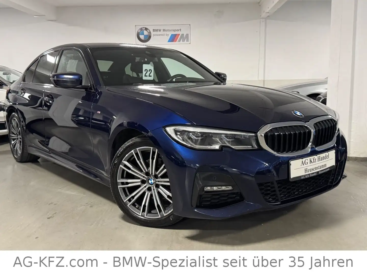 BMW 320 d xDrive M Sport/LASER/HUD/H-Kard/CAM/SPUR/ Bleu - 1