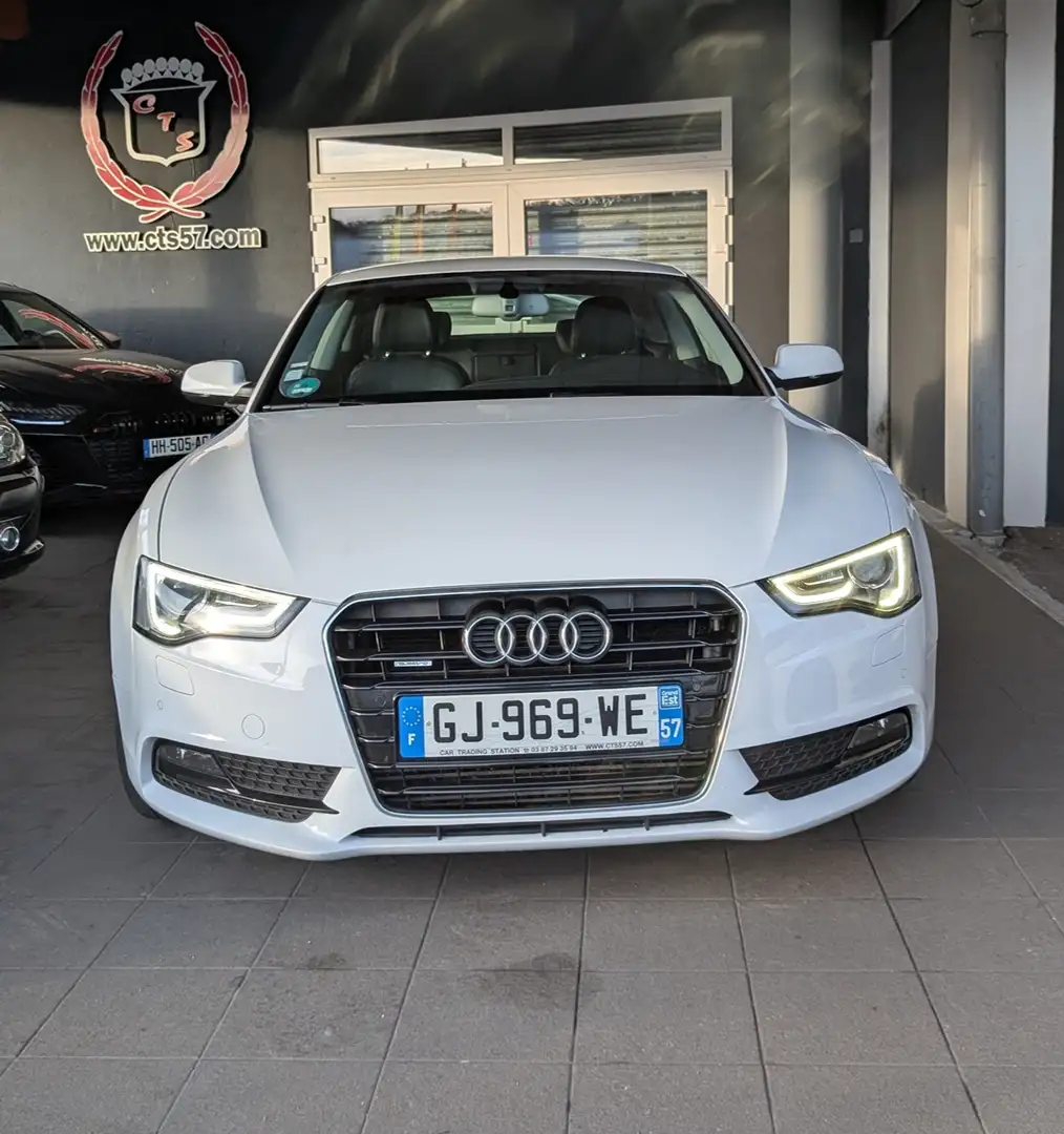 Audi A5 3.0 V6 TDI 245CH AMBITION LUXE QUATTRO S TRONIC 7 Weiß - 2