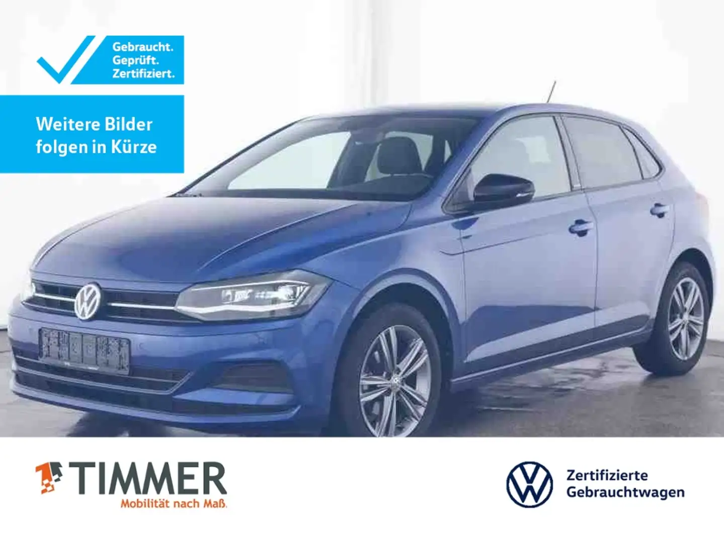 Volkswagen Polo 1.0 UNITED *LED *NAVI *SHZ *LM *PDC * Blau - 1