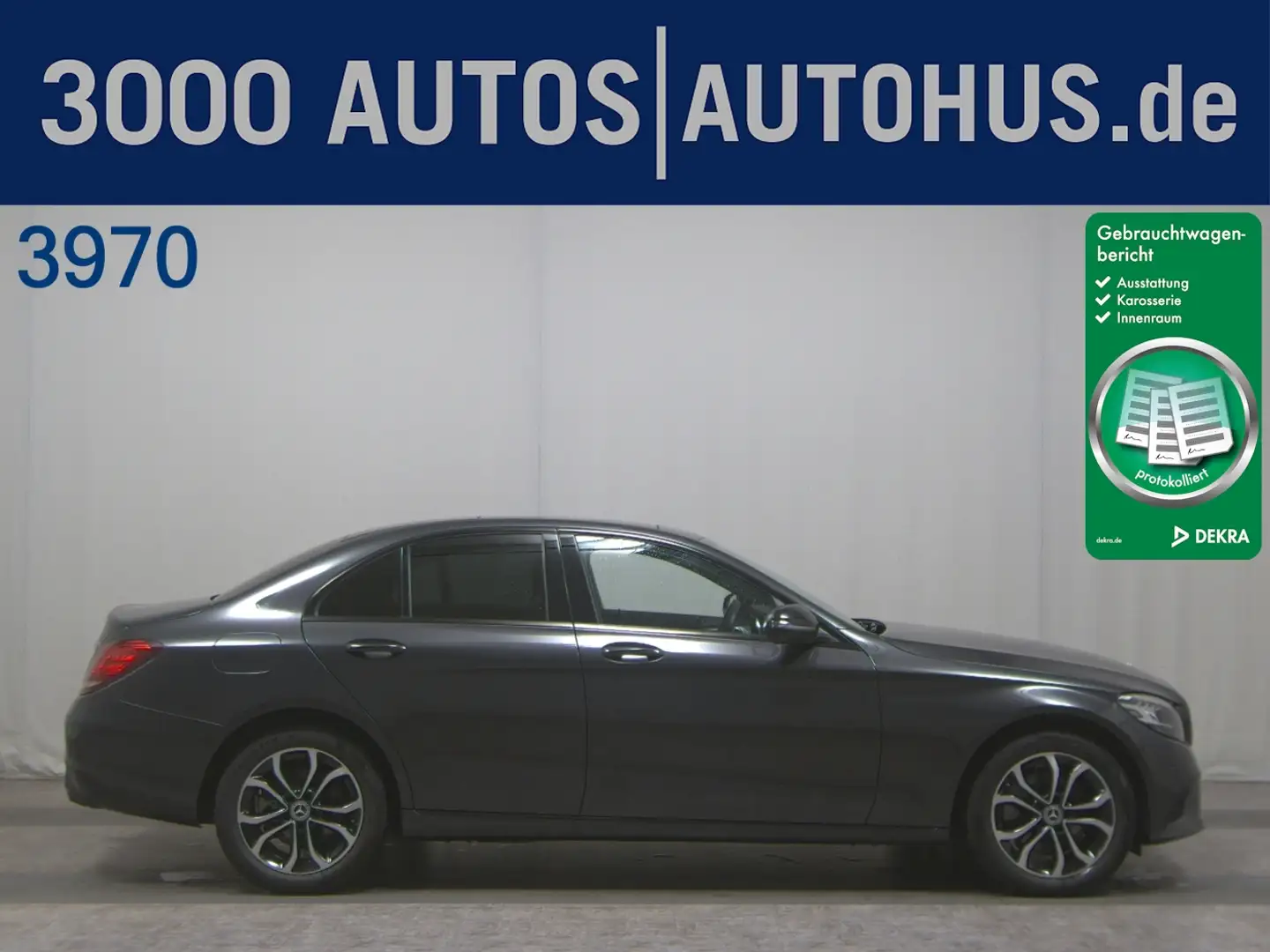Mercedes-Benz C 220 d Avantgarde Night Navi LED Pano Burmester Grau - 1