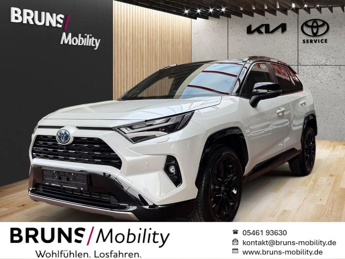 Toyota RAV 4 2.5 Hybrid 4x4 Style Navi JBL 360-Kamera Weiß - 1