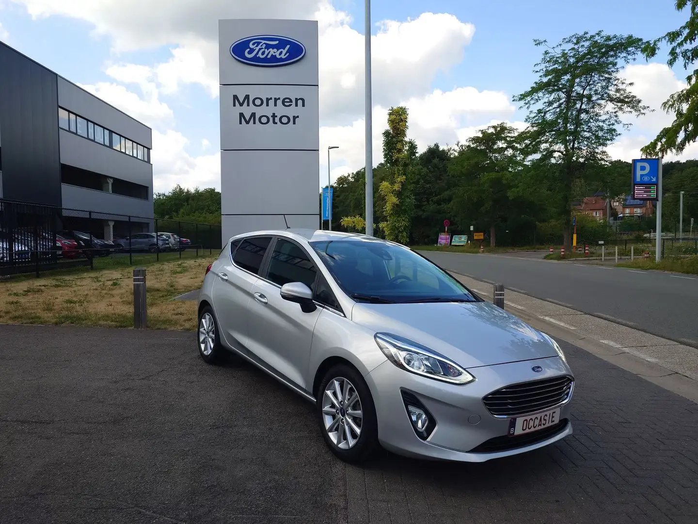 Ford Fiesta Titanium 1.0 ecoboost 95pk M6 *59094 OC0519 Argent - 1