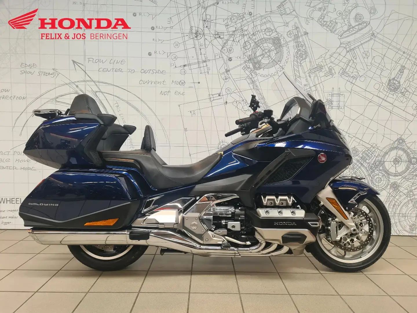 Honda GL 1800 Dct Goldwing Bleu - 1