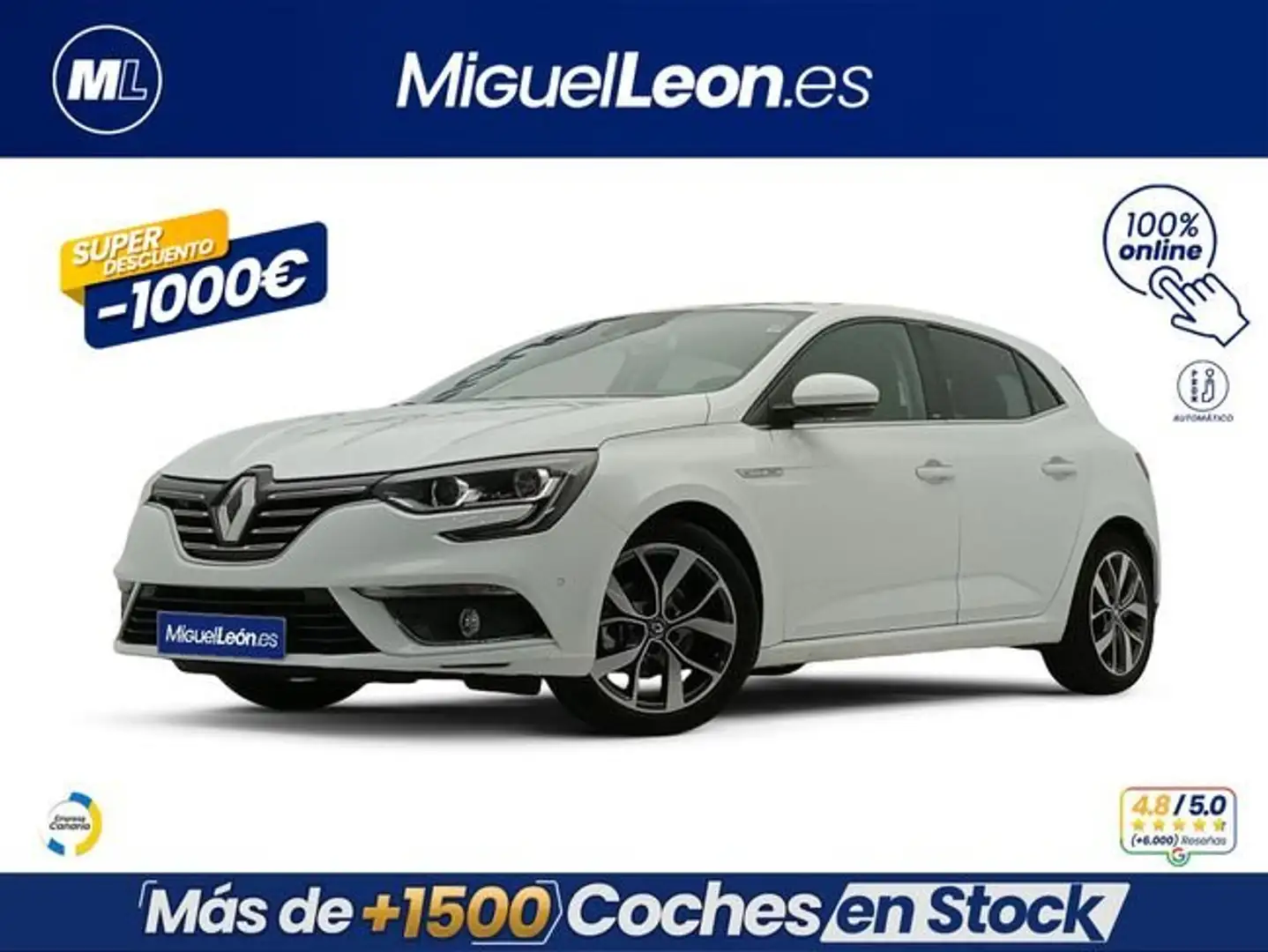 Renault Megane 1.2 TCe Energy Zen EDC 97kW Blanco - 1