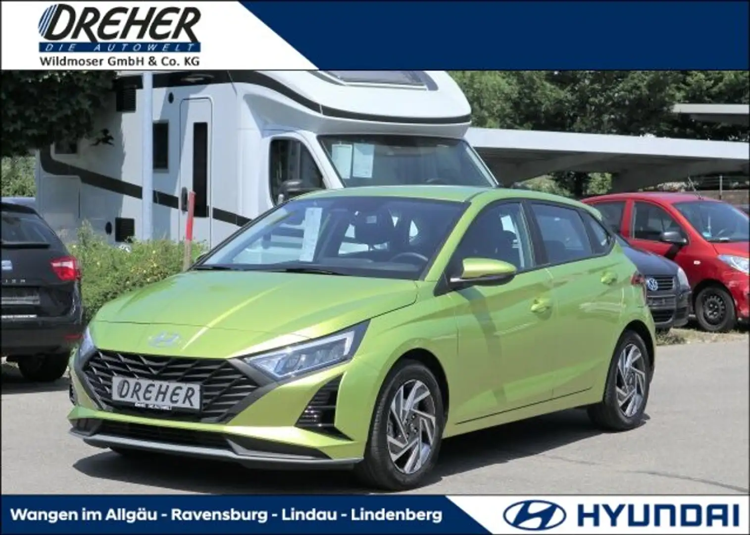 Hyundai i20 i20 1.0 T-GDI Select Klima/BC/eFH./PDC/Tempomat Verde - 1