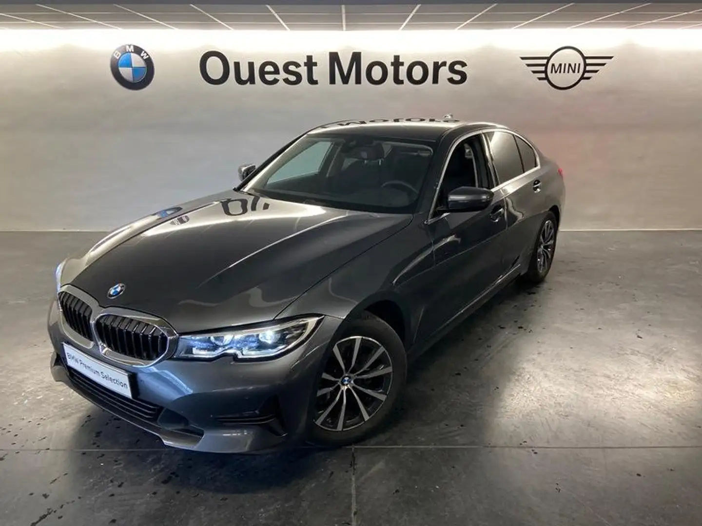 BMW 318 318dA MH 150ch Business Design Gris - 2
