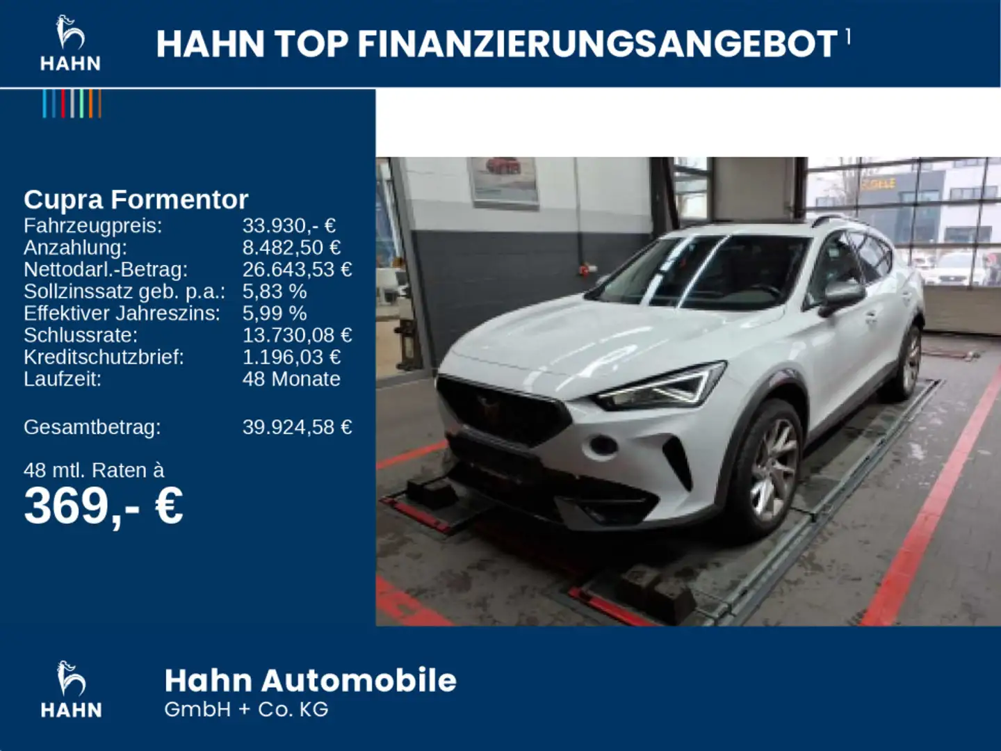 CUPRA Formentor 2.0TDI ACC PDC LED Kessy Navi Weiß - 2