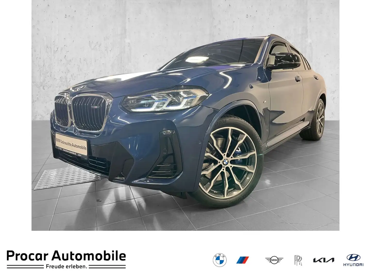 BMW X4 M 40d 20" LMR+SAG+ADAP.M.FAHRW.+KFZ+AHK+PANO+SITZVER Blau - 1