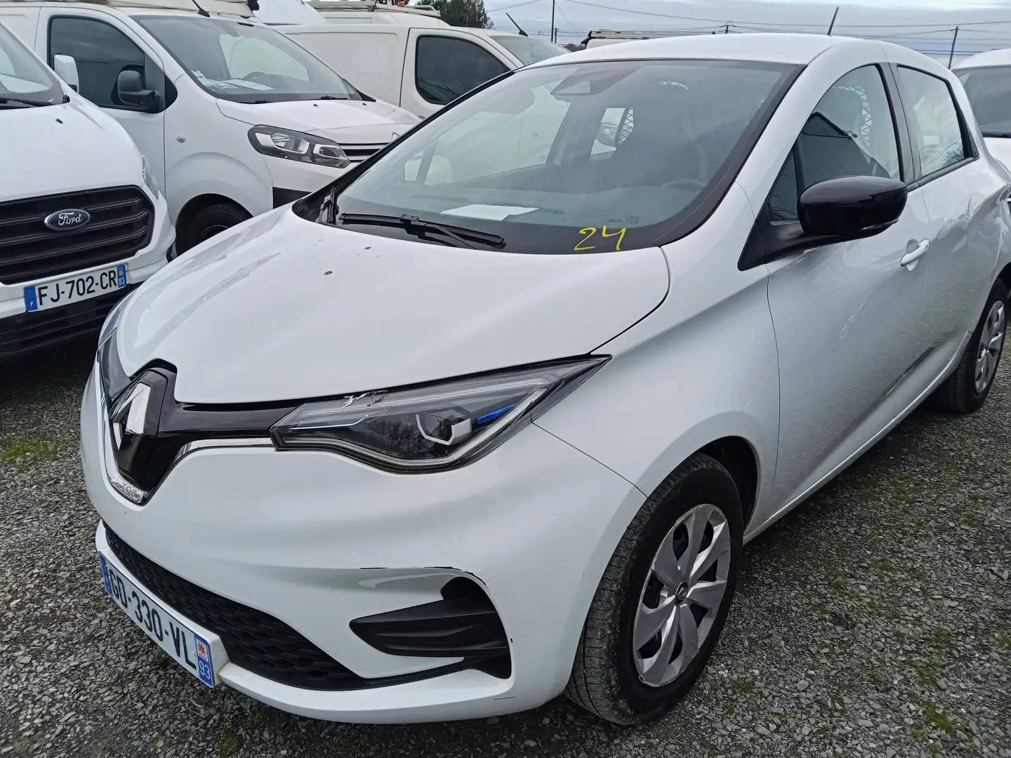 Renault ZOE ZEN 52KW ACHAT INTEGRAL 2 PLACES CAMERA Blanc - 1
