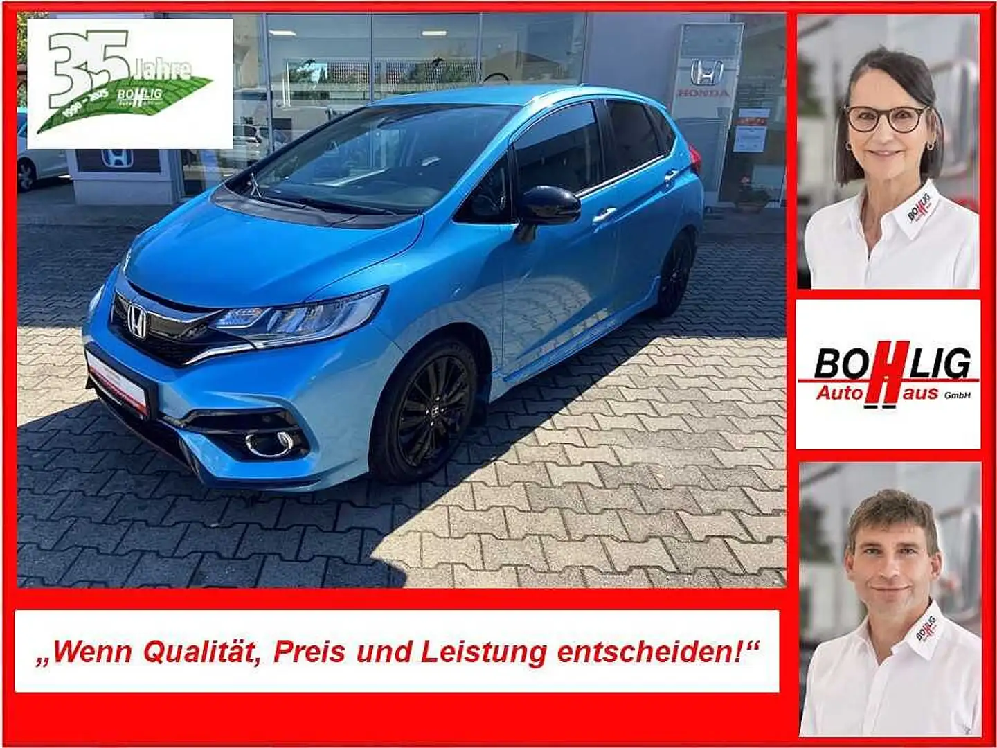 Honda Jazz 1.5 i-VTEC Dynamic / Navigation Blau - 1
