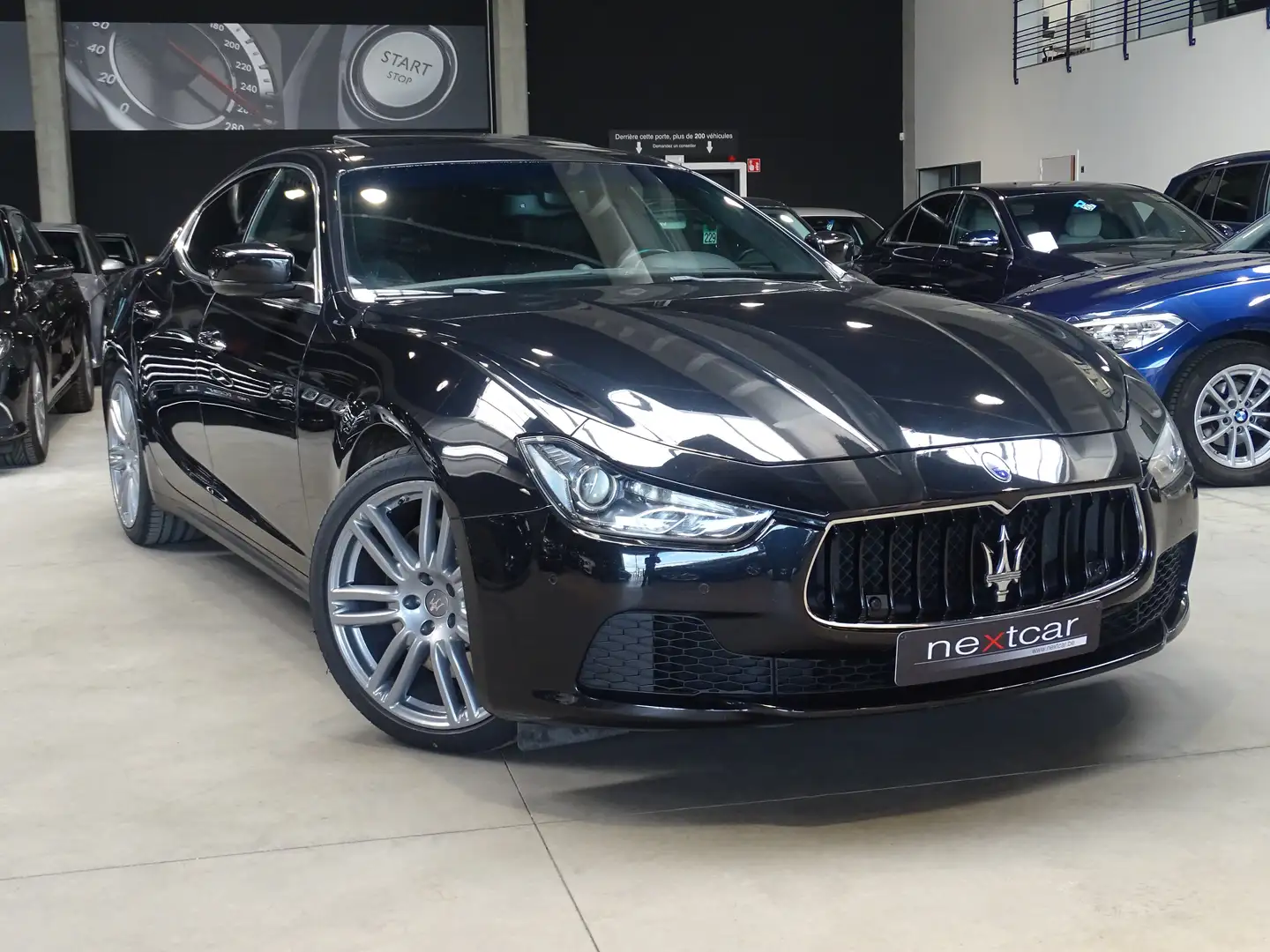 Maserati Ghibli V6 3.0d *NAVI-LED-CAMERA-TOE-CRUISE-CUIR SPORT* Noir - 2