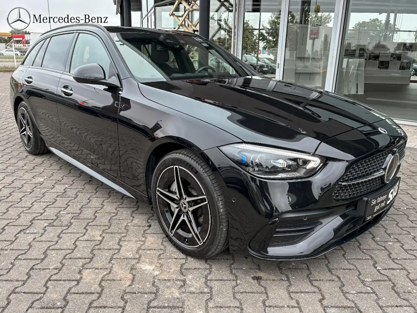 Mercedes-Benz C 300 e T AMG Night+360°+Pano+Night+MBUX Schwarz - 2