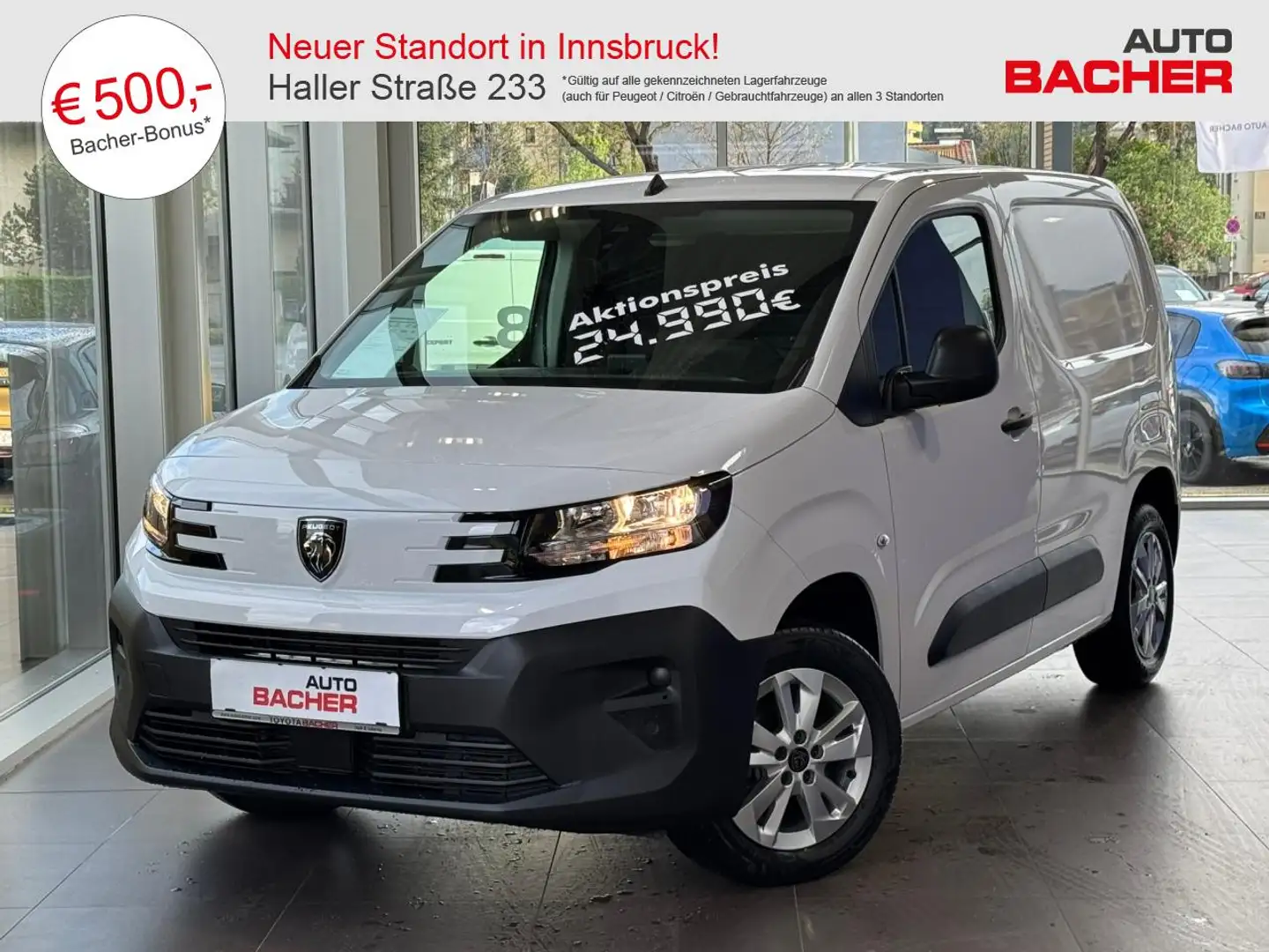Peugeot Partner Partner BHDI 130 EAT Bílá - 1