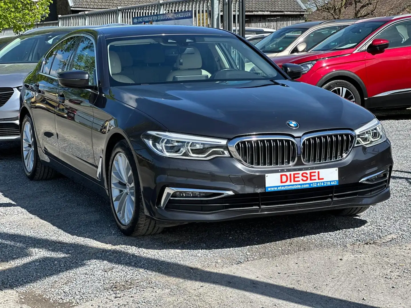 BMW 520 *CUIR* GPS* CARNET*GARANTIE* Gris - 2