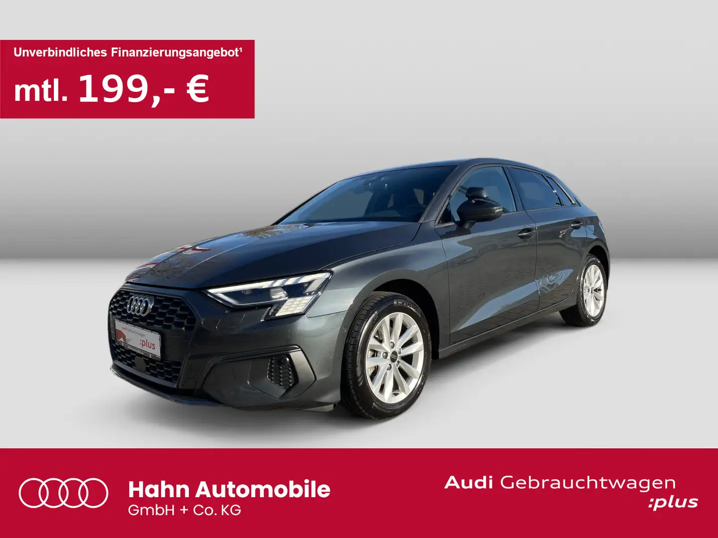 Audi A3 35 TDI Matrix Standh FAHRSCHULE Grijs - 1