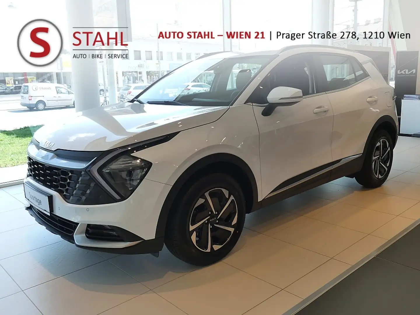 Kia Sportage 1,6 TGDI 48V Silber DCT AUTO STAHL WIEN 21 Blanco - 1