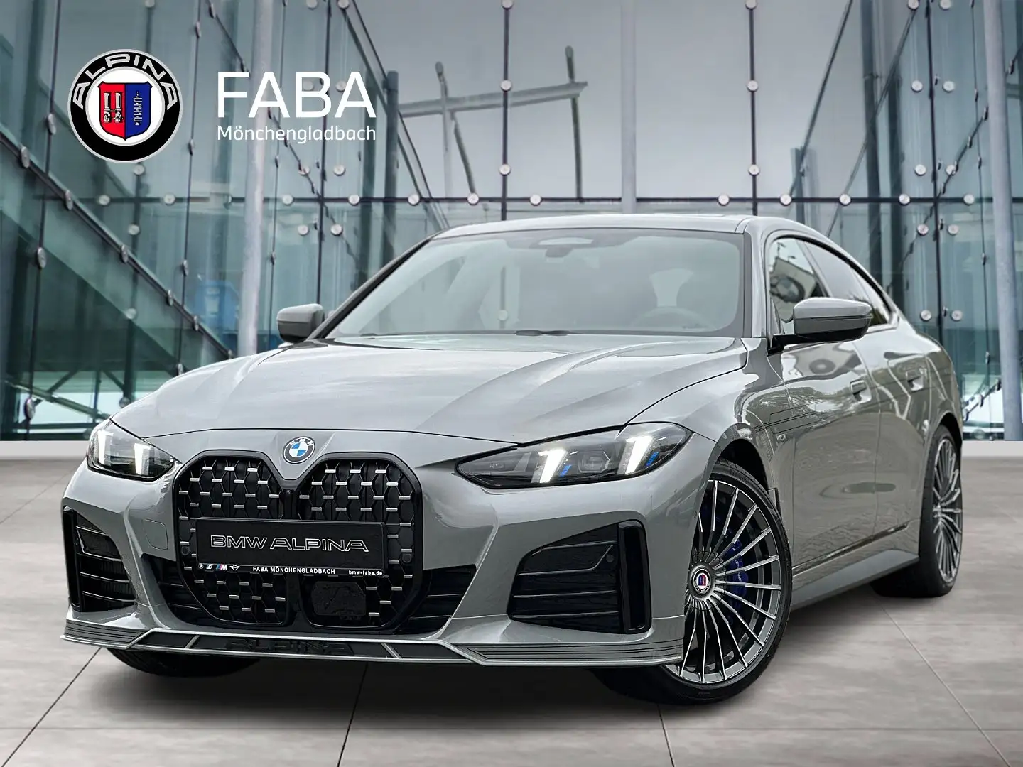 Alpina D4 S Gran Coupé Allrad AHK Driv Prof H&K HiFi Šedá - 1