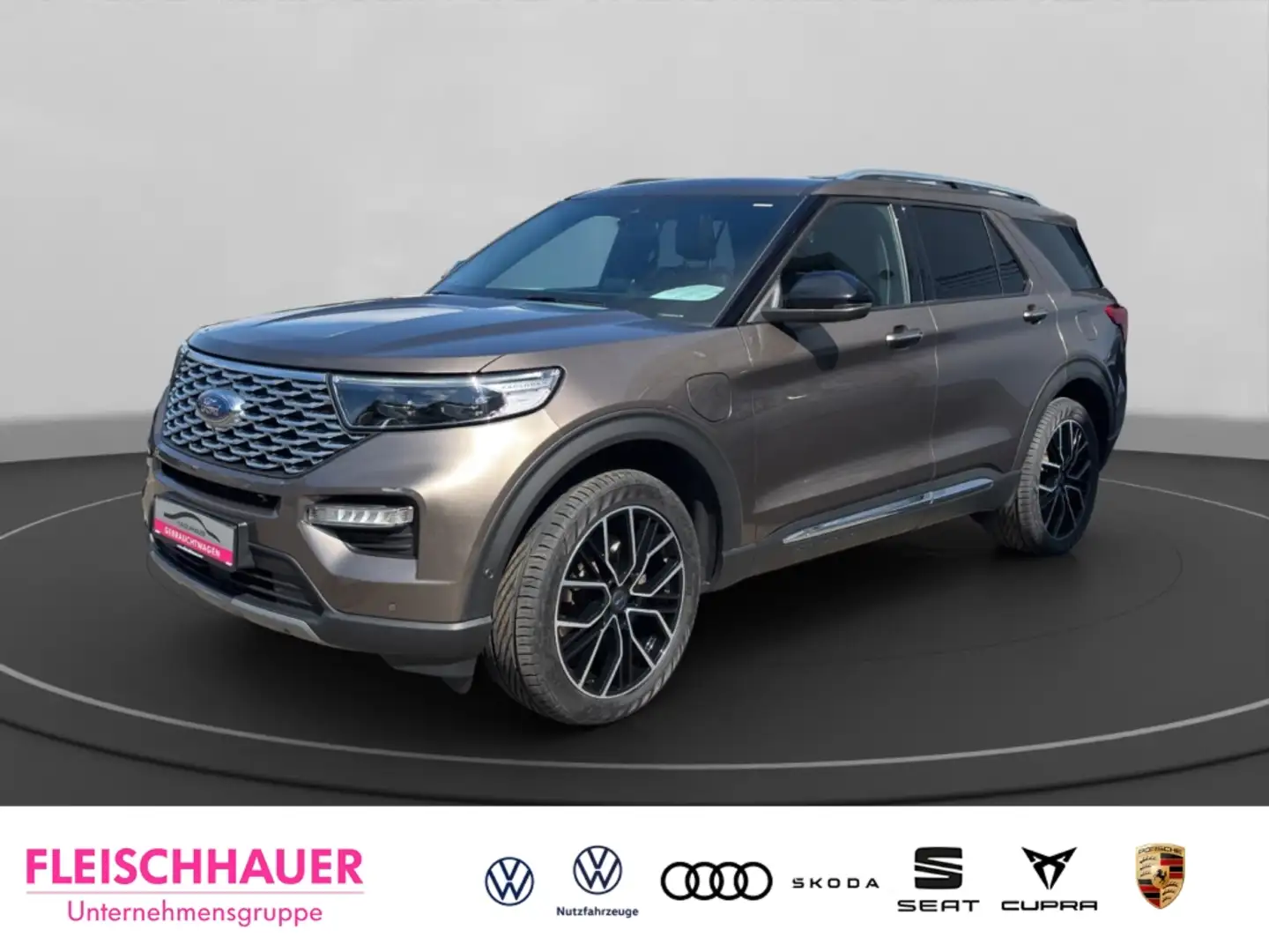 Ford Explorer Platinum Plug-in-Hybrid 4x4 3.0 EcoBoost Gris - 1