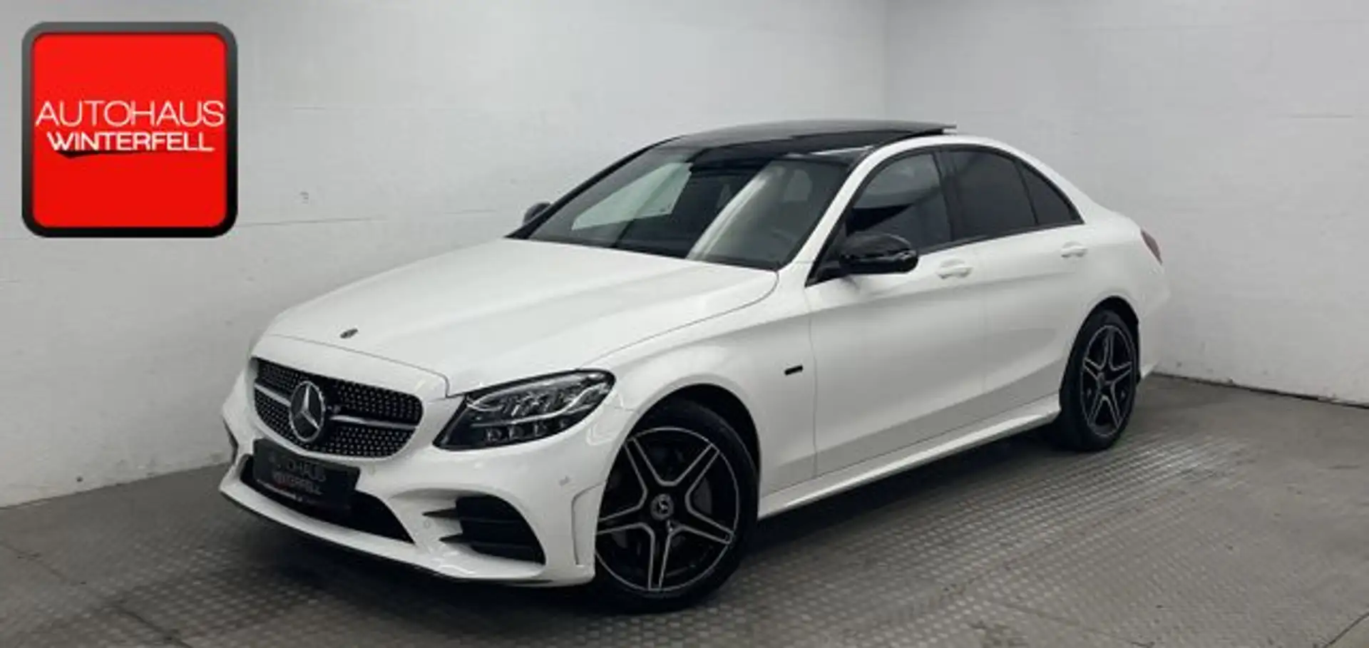 Mercedes-Benz C 300 de AMG NIGHT CARBON PANO+SITZKLIMA+KAMERA+ Белый - 1