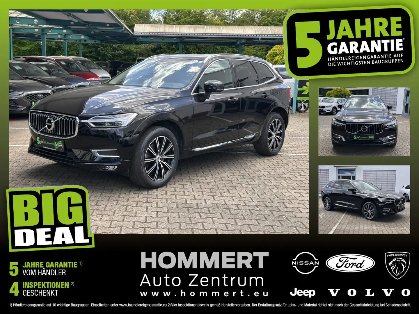 Volvo XC60 B5 AWD Inscription *beh.Lenk*360°*Standh.* Schwarz - 1