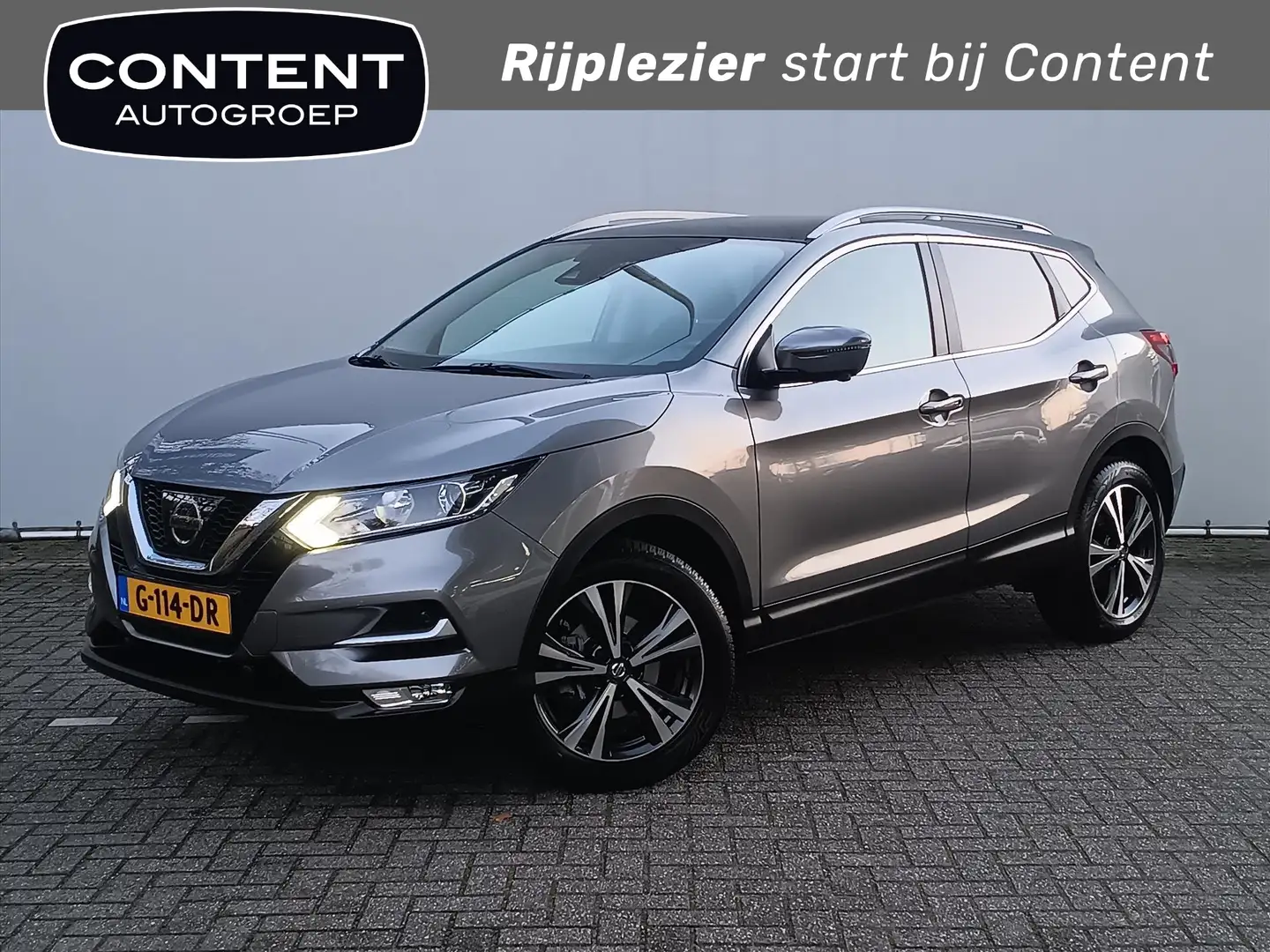 Nissan Qashqai 1.2 115pk DIG-T Tekna | Navi | Panorama dak | Airc Grijs - 1