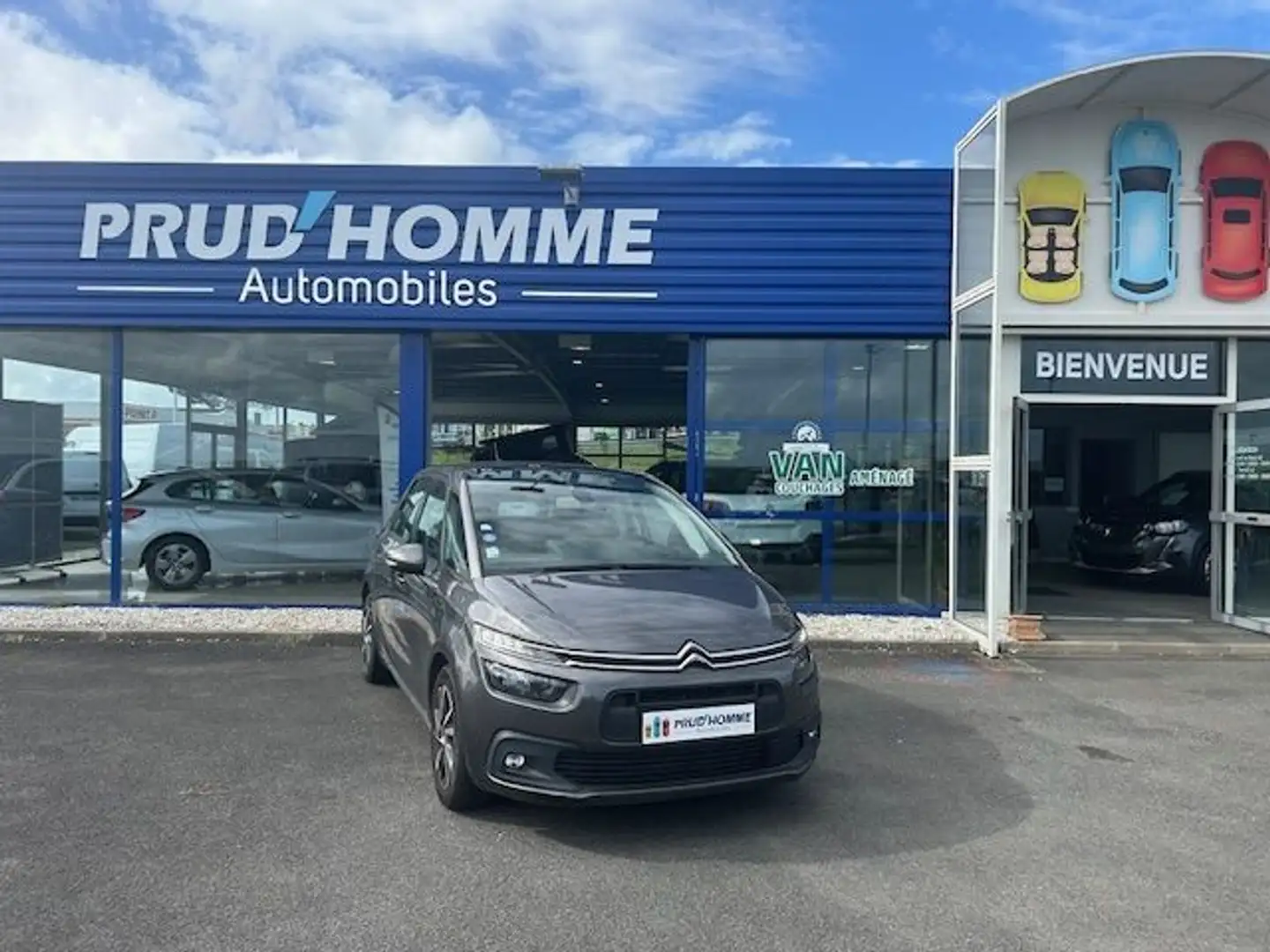 Citroen C4 SpaceTourer PURETECH 130CH S\u0026S BUSINESS DISTRIBUTION NEUV Gris - 1