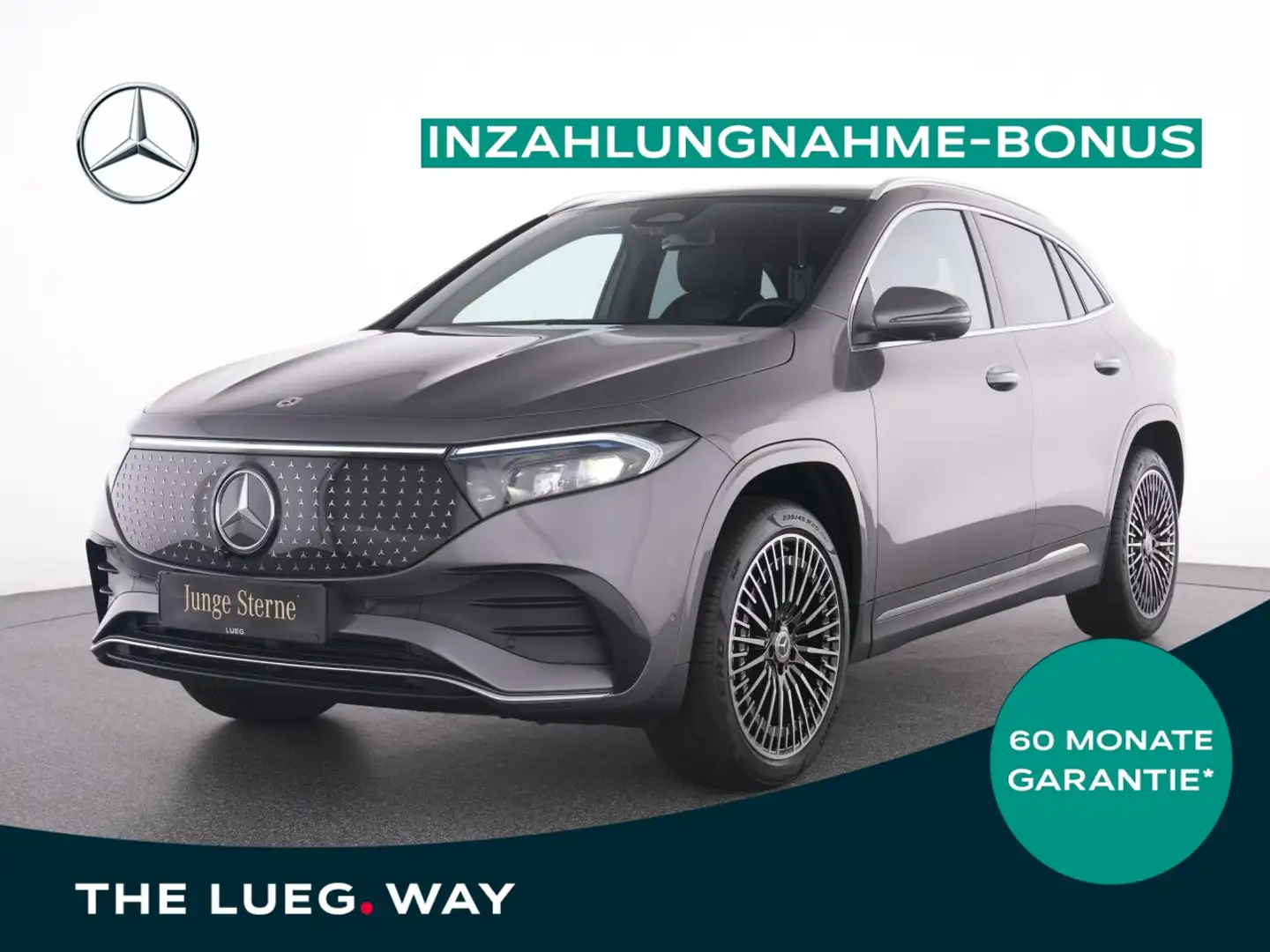 Mercedes-Benz EQA 350 4M AMG+20"+Pano+360+LED+Sound+KeyG+EHeck Grau - 1