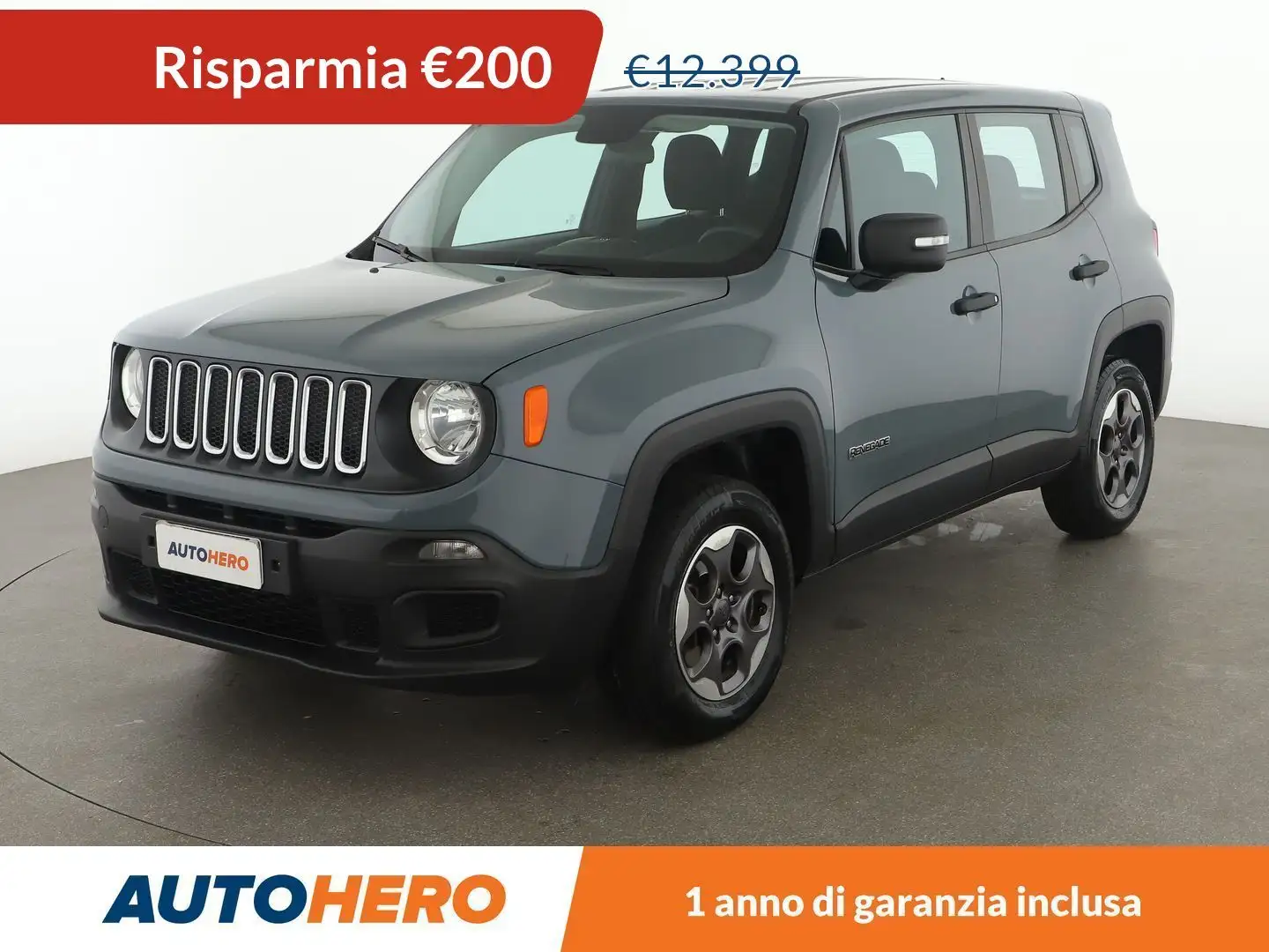Jeep Renegade 2.0 M-Jet Sport 4WD Grigio - 1