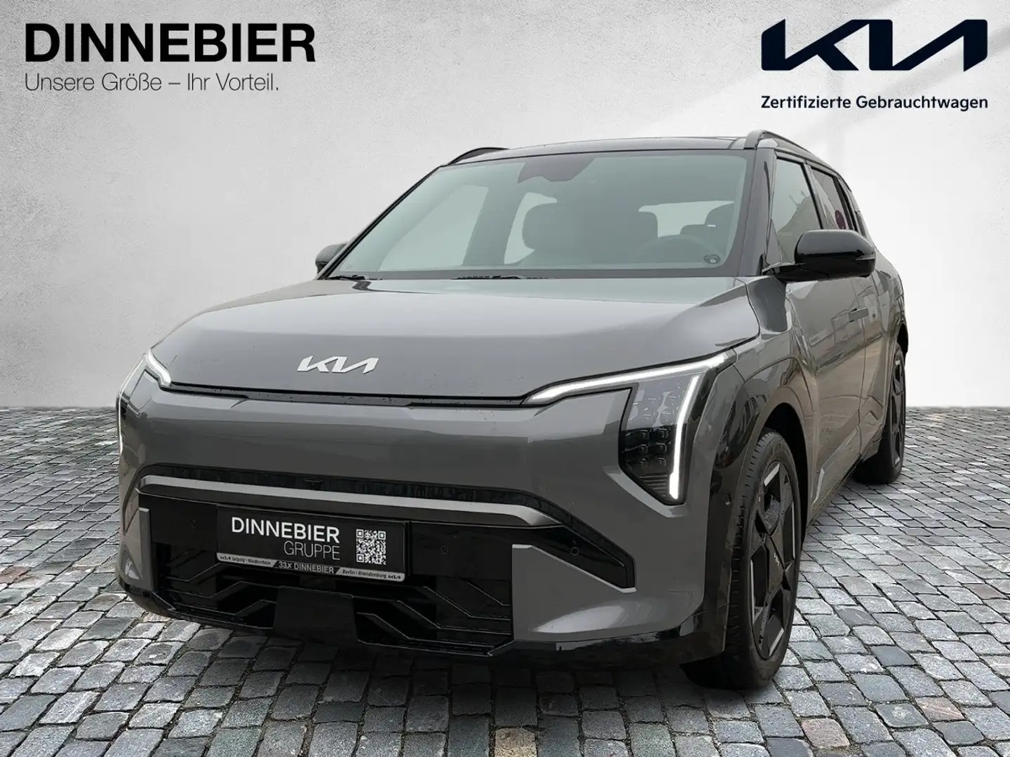 Kia EV3 GT-Line 81.4kWh LED+Glasdach+360°+Navi Grau - 2